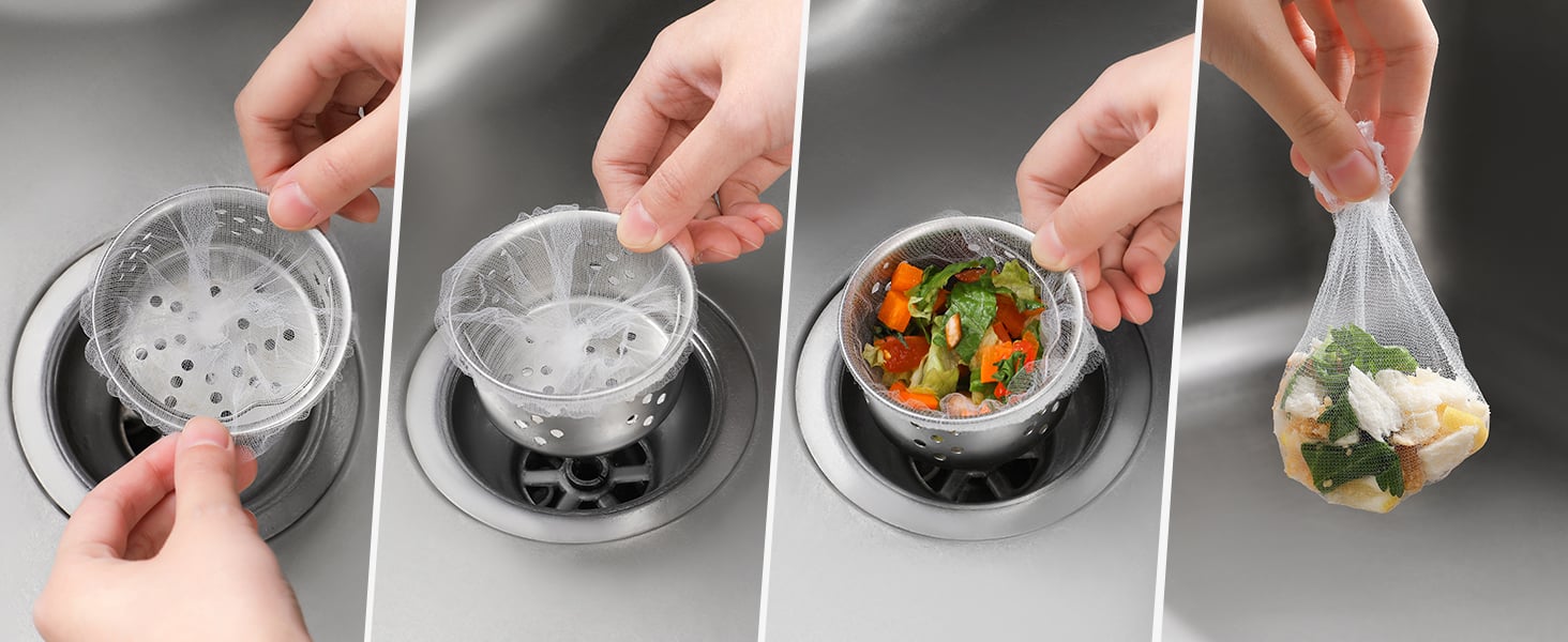 disposable sink strainer,kitchen sink drain strainer liners,kitchen sink drain strainer mesh bags