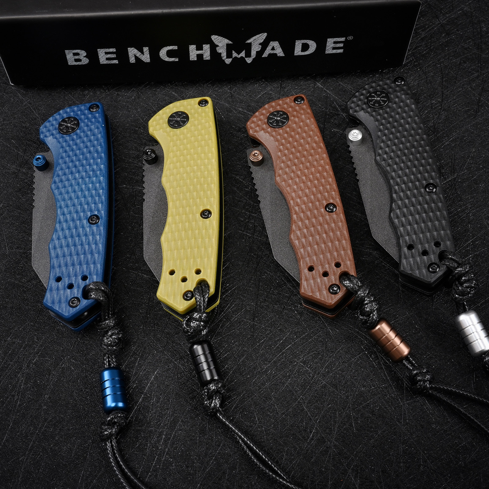 BM 290BK Full Immunity Crater Blau Taschenmesser