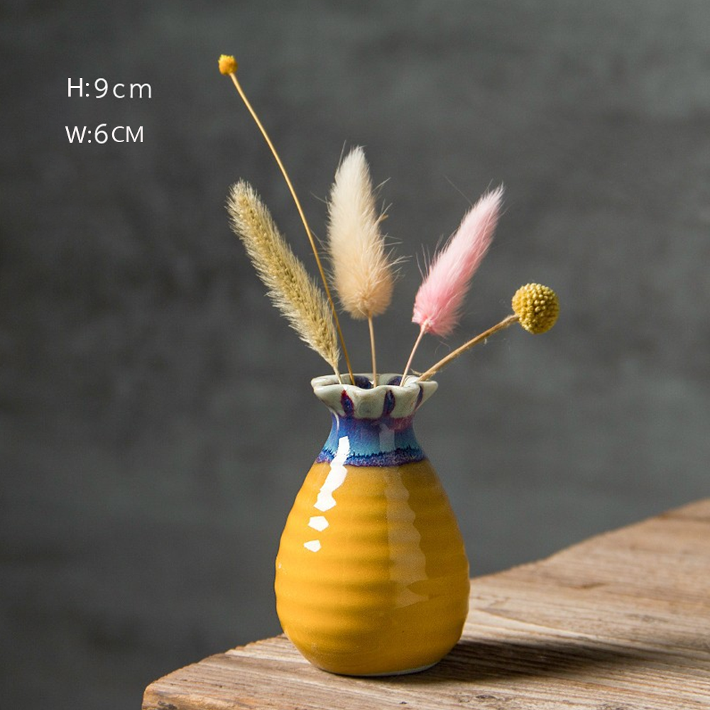 💐Handmade Desktop Art Tiny Vase Decor