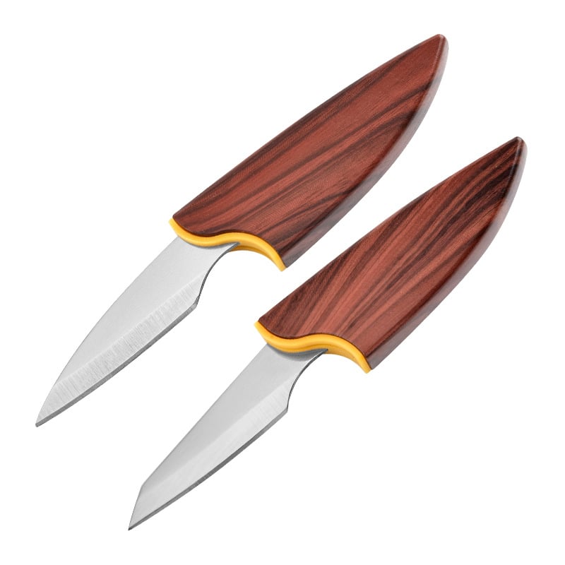 🎁 Father's Day Deal -2 in 1 Fruit Knife with Wooden Handle