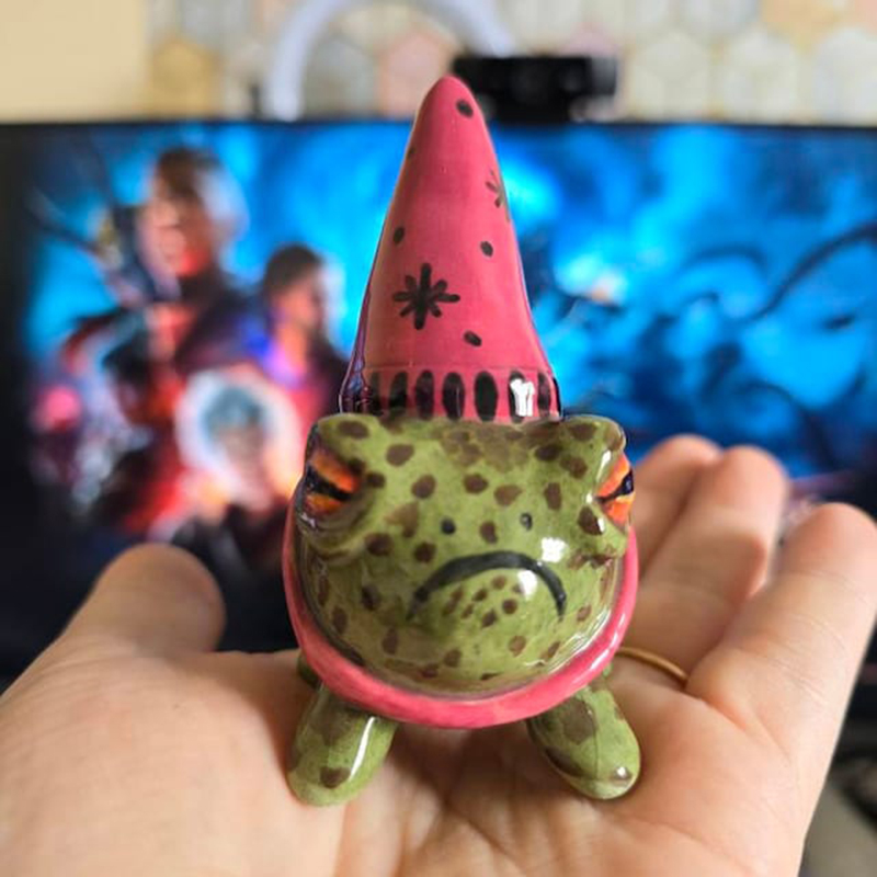 🐸Ceramic Little Wizards Frog