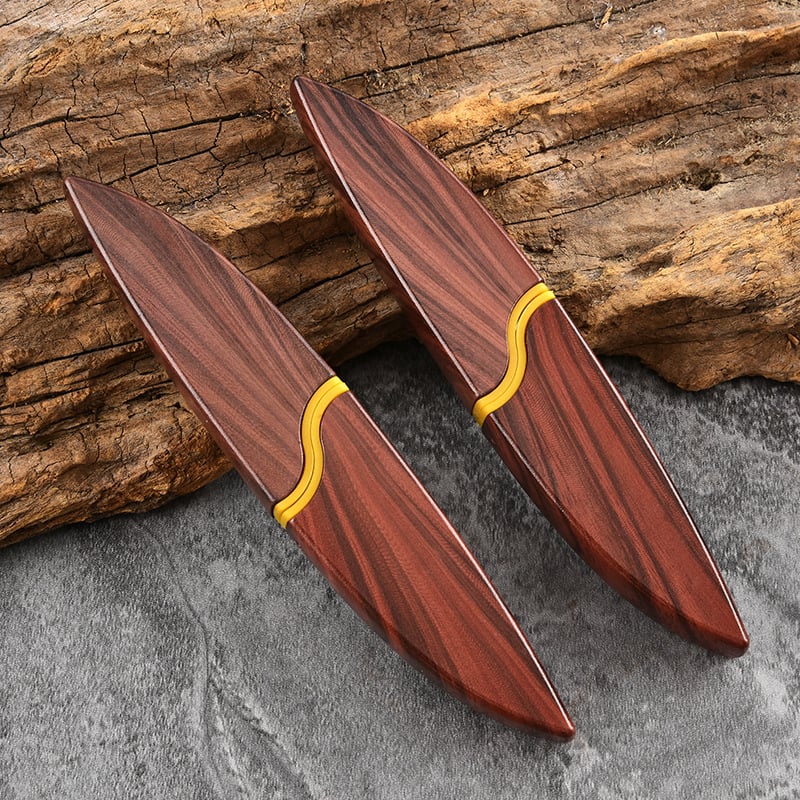 🎁 Father's Day Deal -2 in 1 Fruit Knife with Wooden Handle