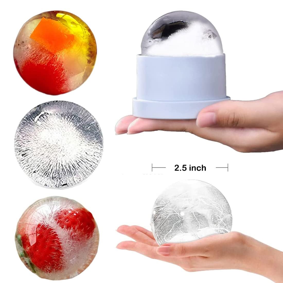 Food Grade Stackable Slow Melting DIY Ice Ball For Cocktail Whiskey