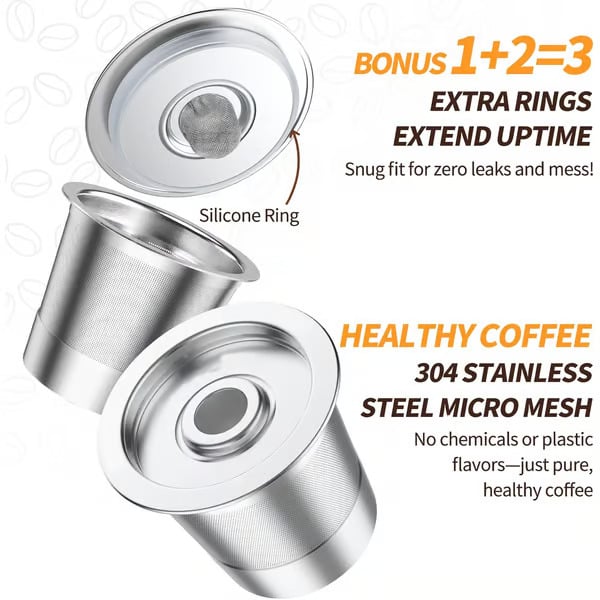 K Cup Reusable Coffee Pods for Keurig