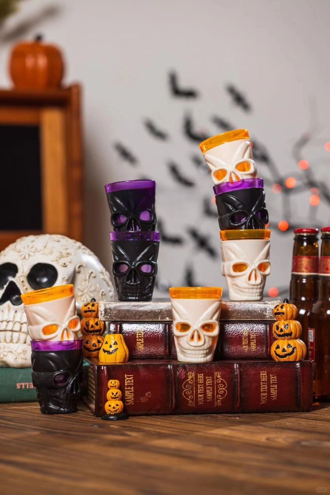 LED Skull Wine Glass