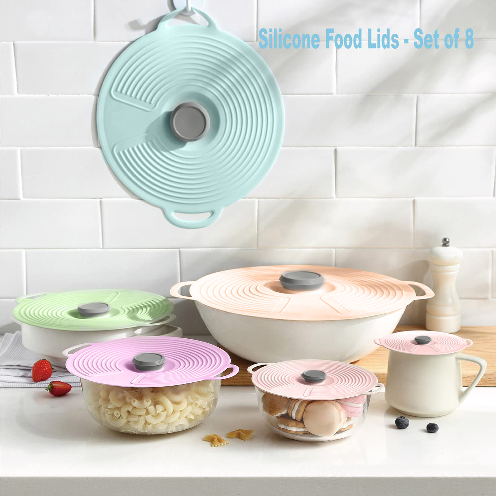 Silicone Lids for Bowl Silicone Microwave Cover