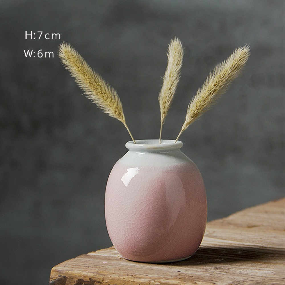 💐Handmade Desktop Art Tiny Vase Decor