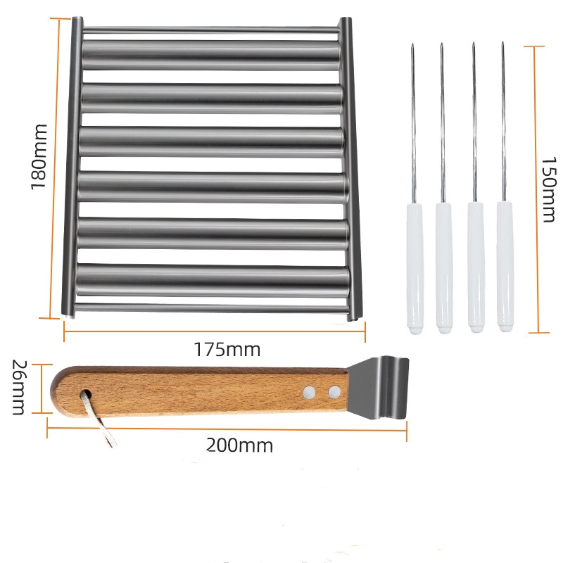Hotdog Roller Stainless Steel Sausage Roll Rack