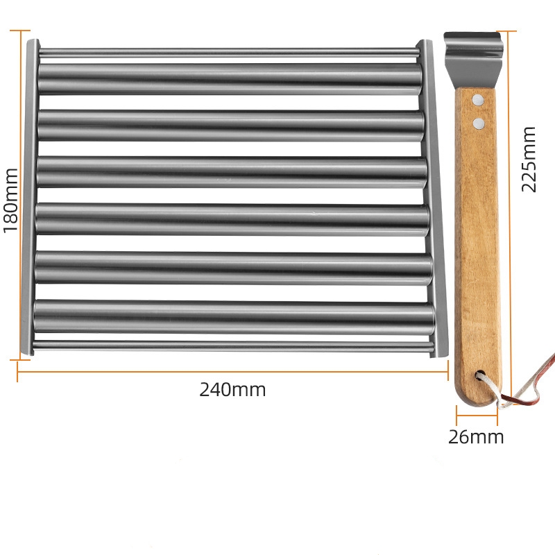 Hotdog Roller Stainless Steel Sausage Roll Rack