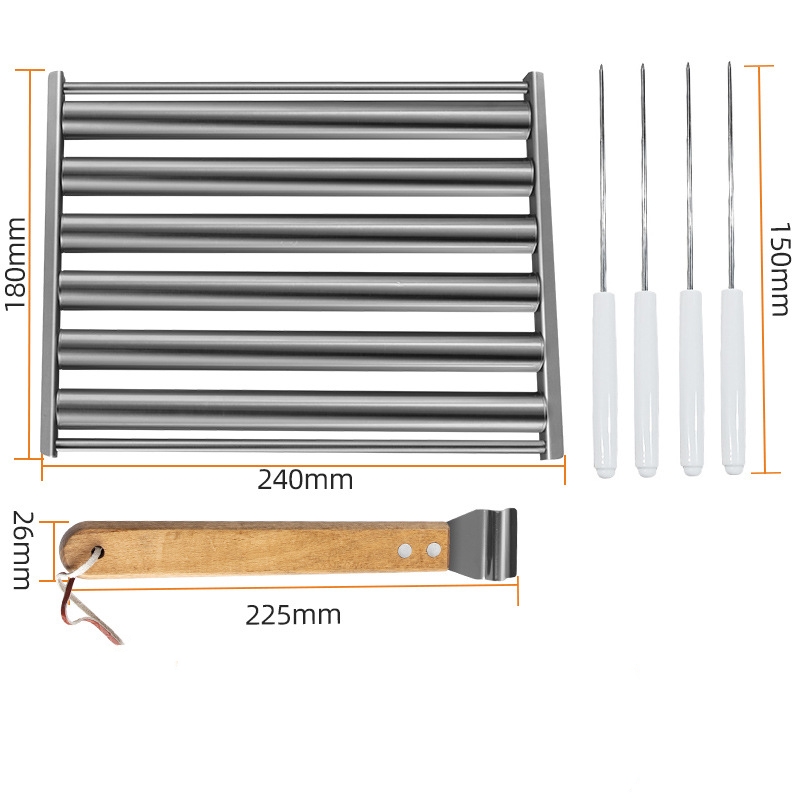 Hotdog Roller Stainless Steel Sausage Roll Rack