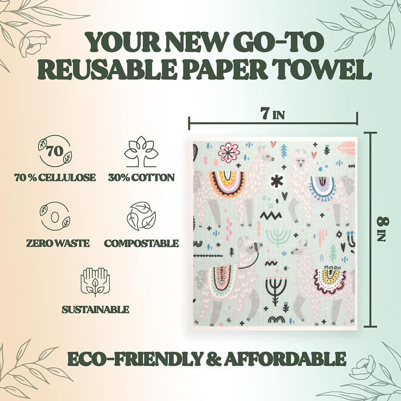 🔥Last Day 50% OFF-🍃Swedish Dishcloths for Kitchen & Cleaning(6 Pcs)