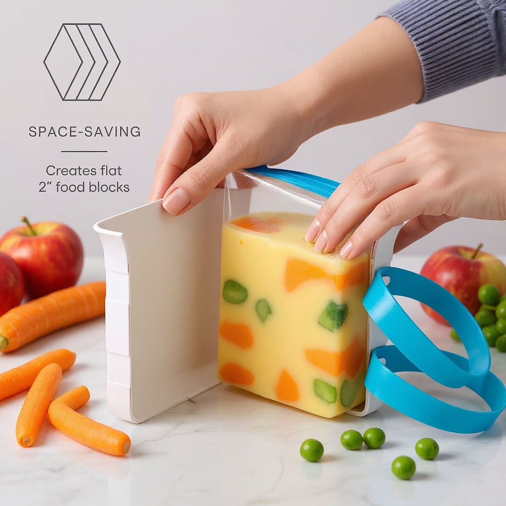 The FreezerBlock Pro: Prep, Stack, and Preserve with Ease