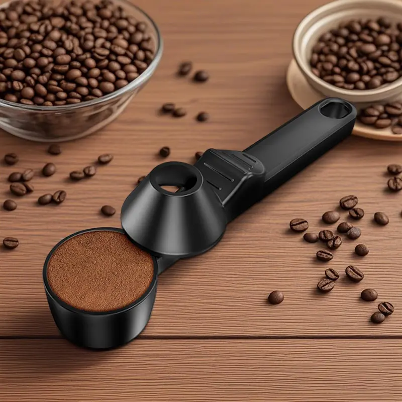 Spoon 2 Tablespoon Capacity丨Scoop with Funnel for Ground Coffee, Protein Powder, Tea
