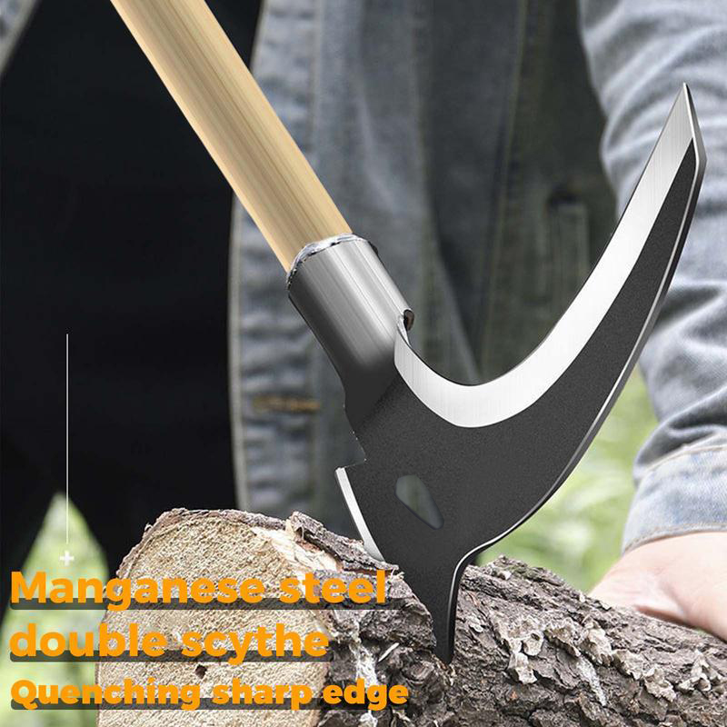 🔪 Heavy-Duty Dual-Purpose Reaping Axe