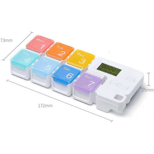 Smart Pill Organizer with Daily Alarms