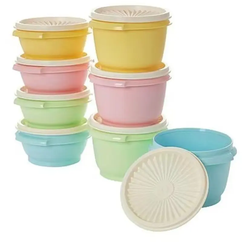 🥣Pastel Color Airtight Food Storage Bowls