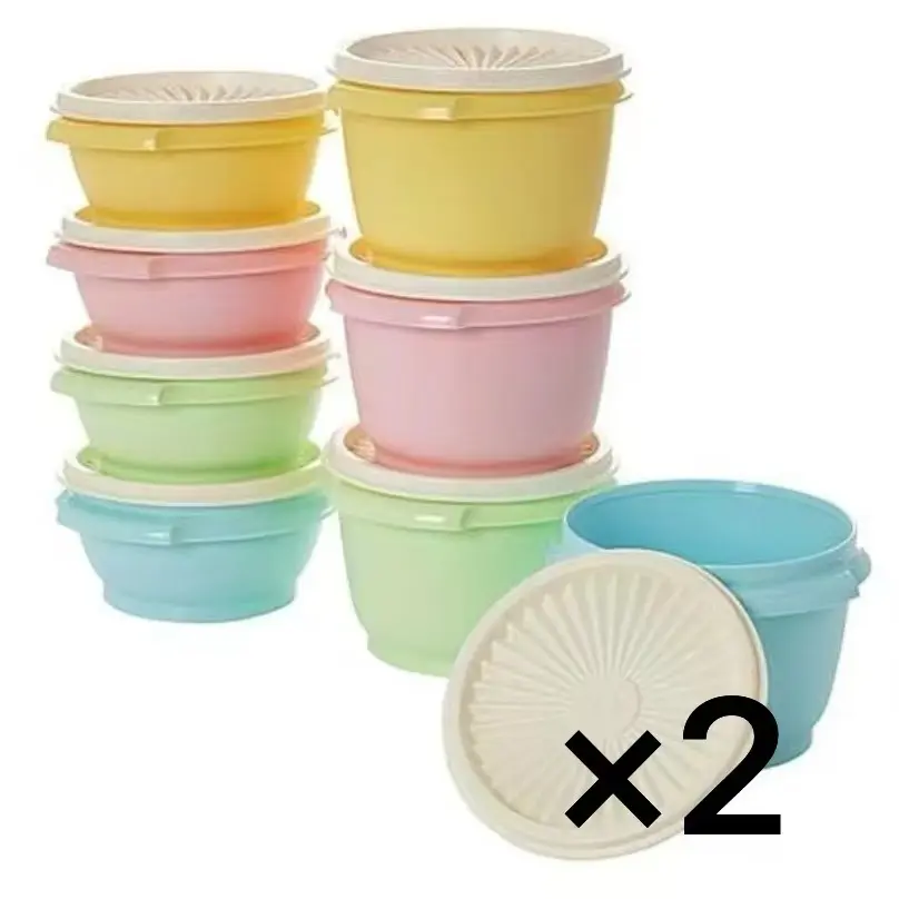 🥣Pastel Color Airtight Food Storage Bowls