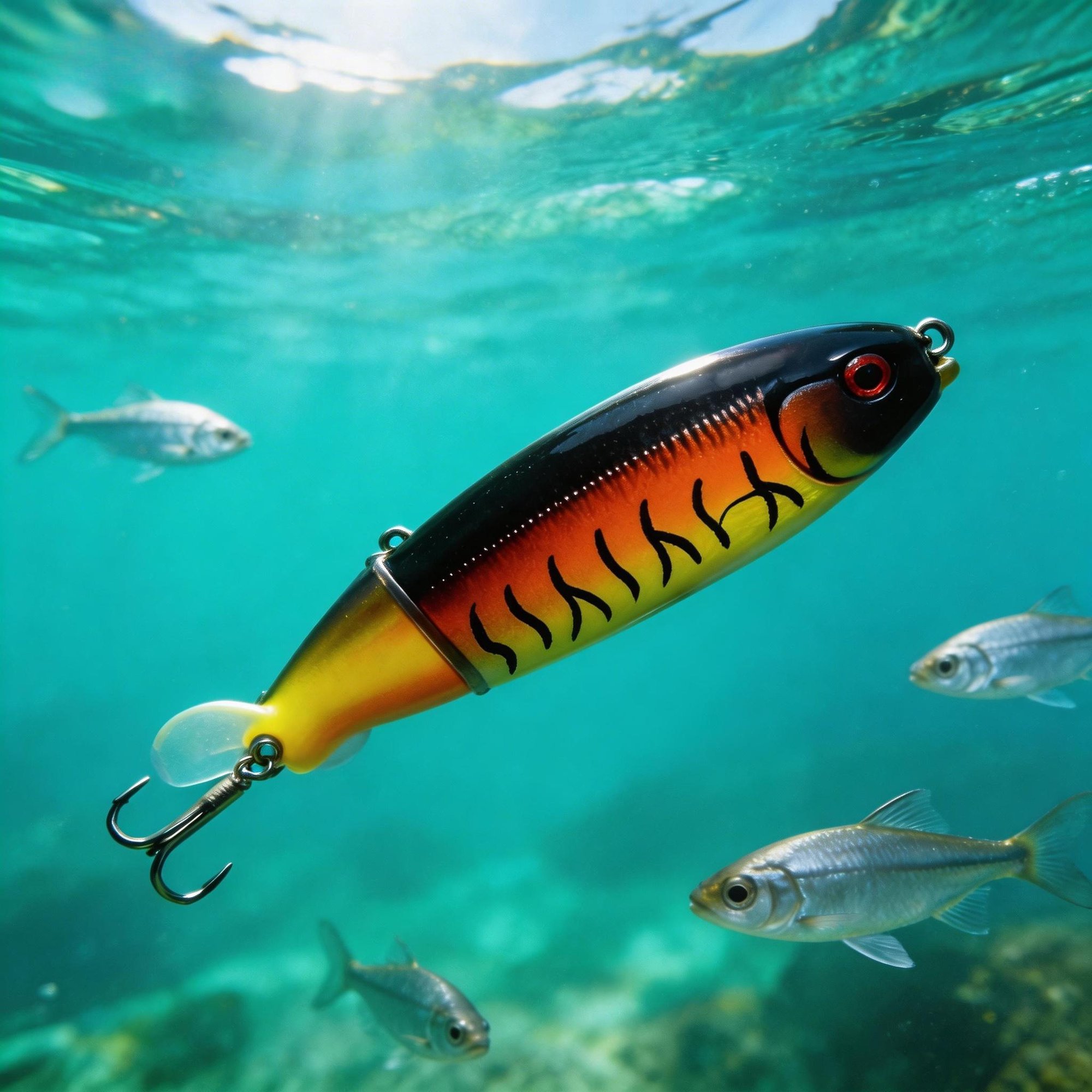 🎣🐟 Whopper Plopper Fishing Lures – Lifelike Swimbaits with Hook