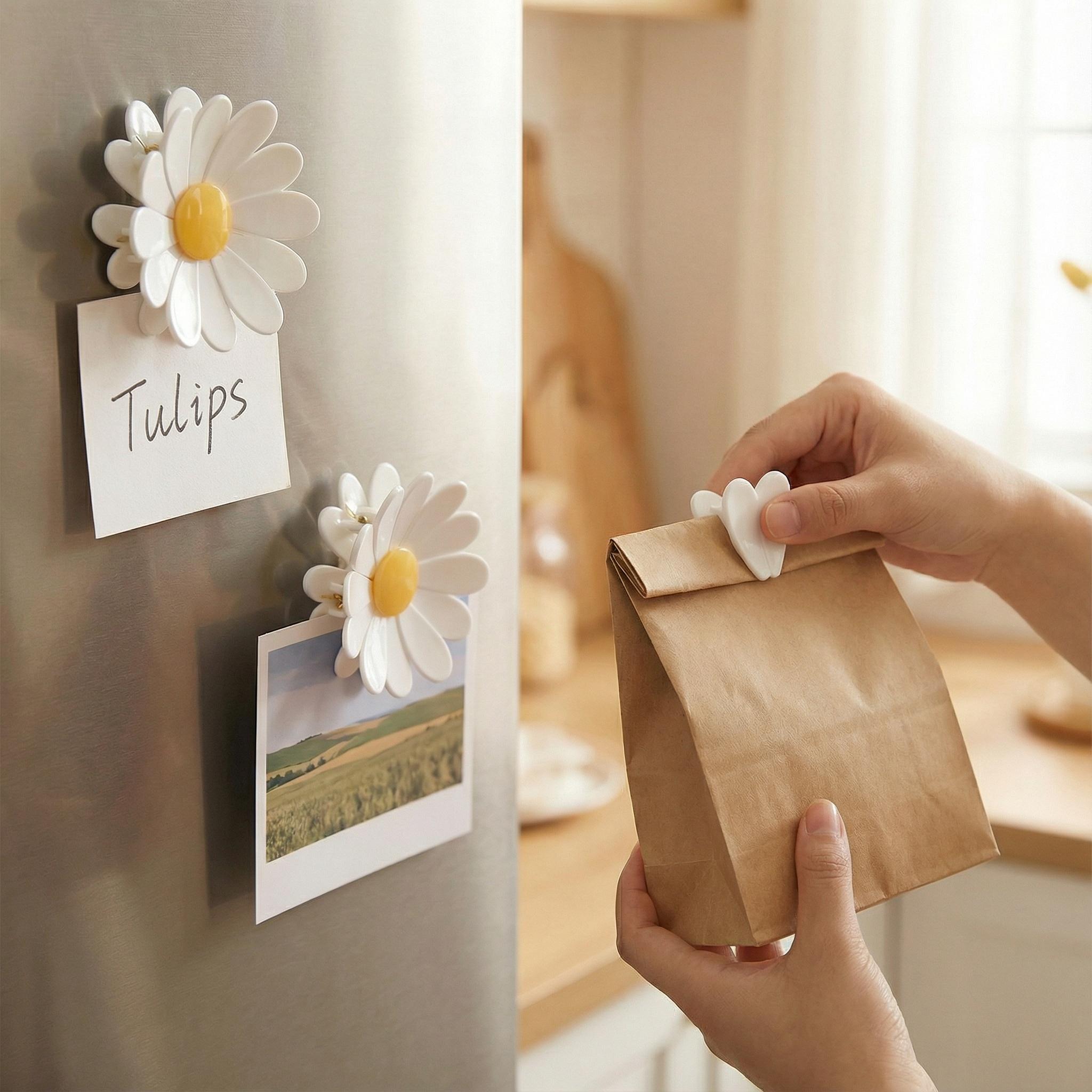 🌼Daisy Flower Magnetic Sealing Clips