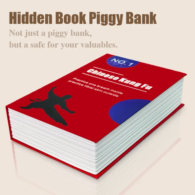 📚 Hidden Book Piggy Bank