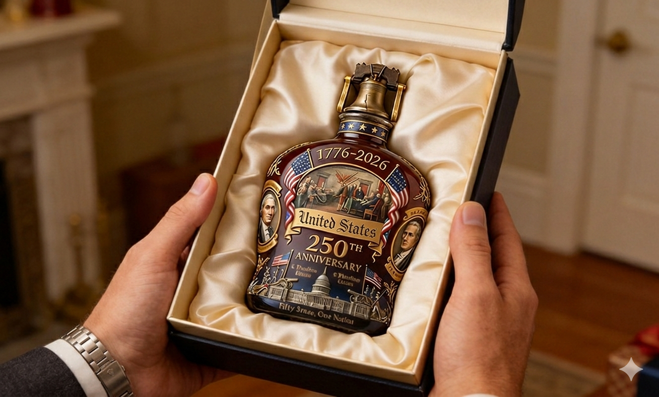 250th Anniversary Limited Edition Whiskey Bottle