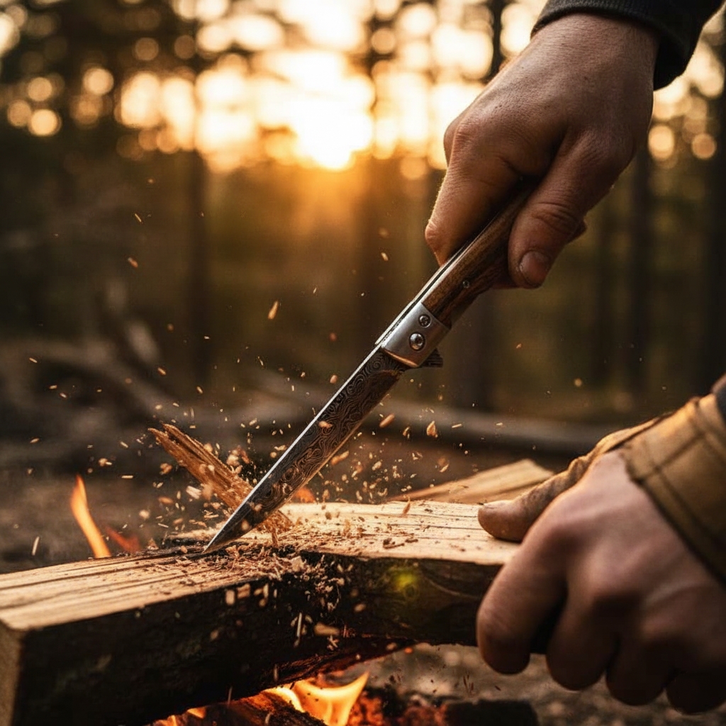 🔥Limited Time Discount 💥-🔪Folding Multi Tool Knife with Leather Pouch