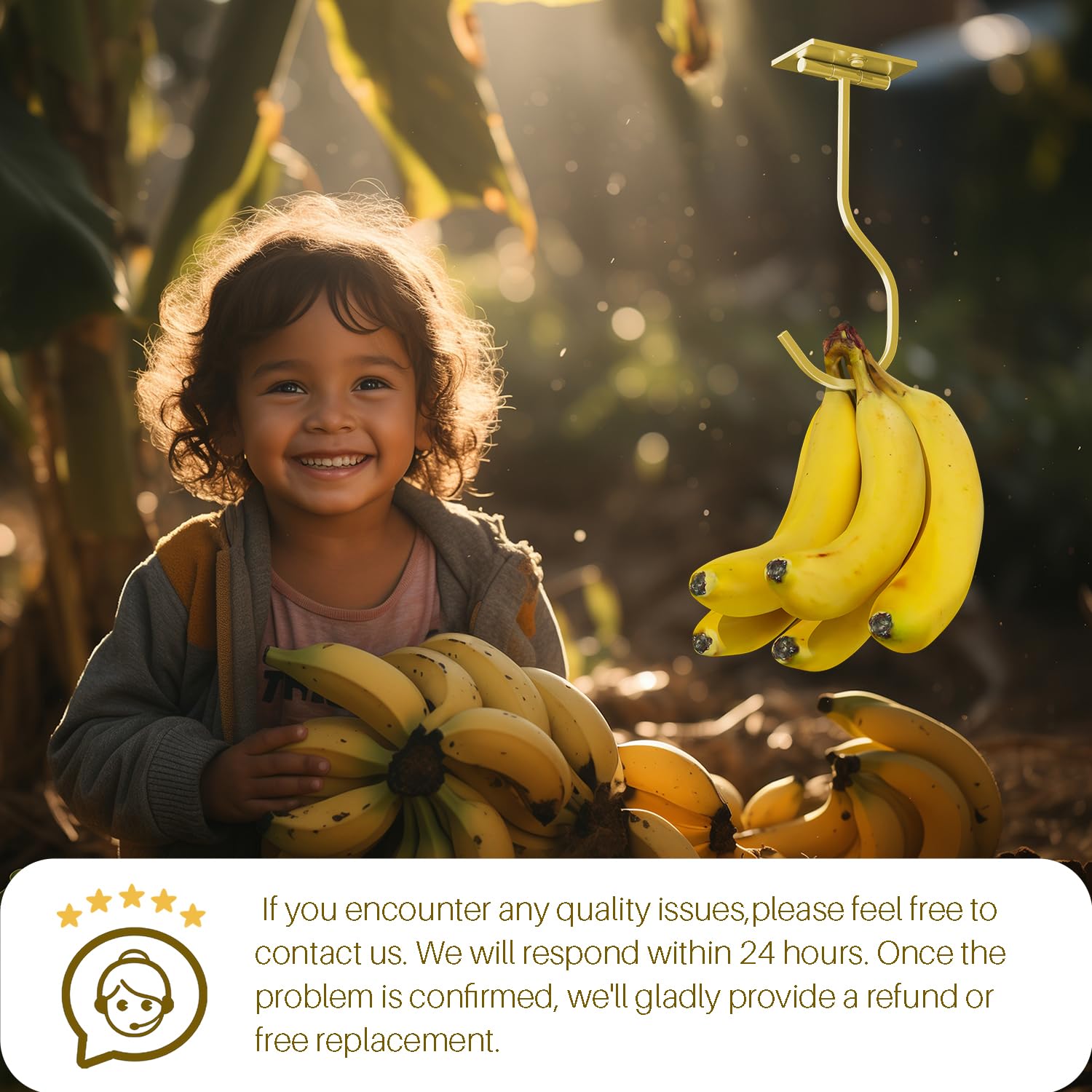 Self Adhesive Banana Hook, Metal Banana Hanger Hook