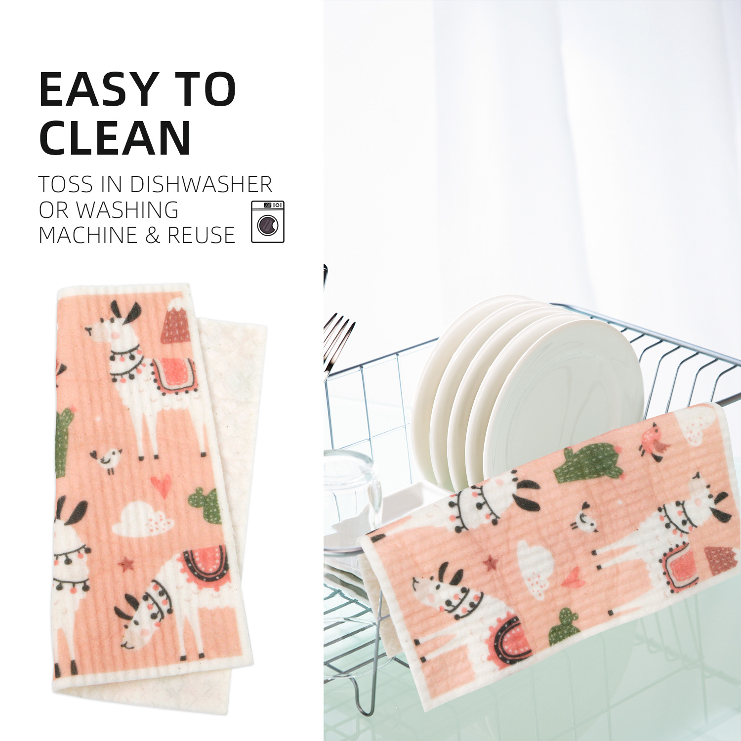 🔥Last Day 50% OFF-🍃Swedish Dishcloths for Kitchen & Cleaning(6 Pcs)