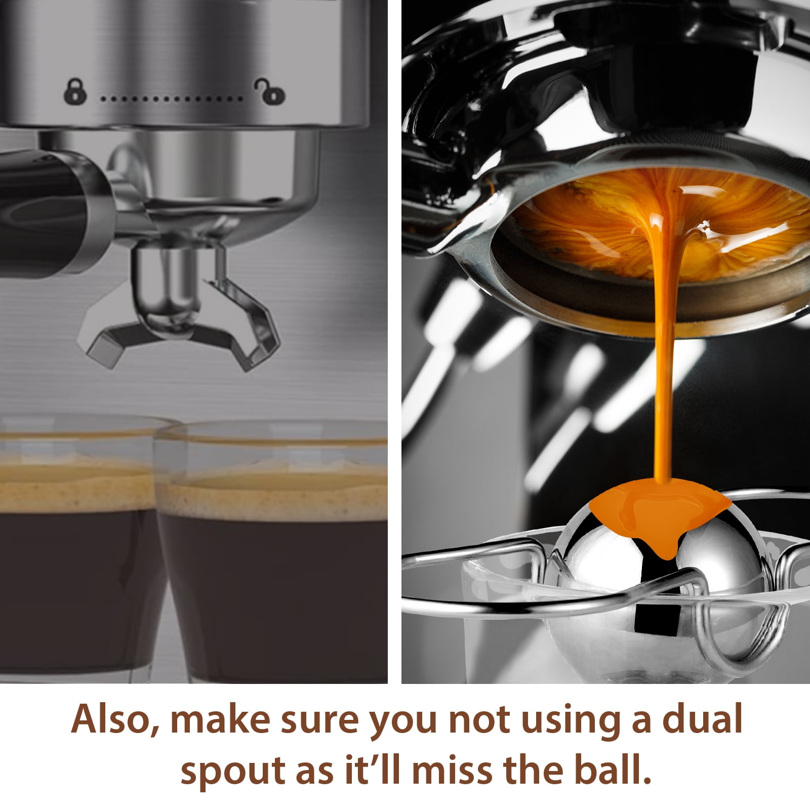 ☕Espresso Chilling Ball - Reusable Coffee Chiller for Undiluted Flavor