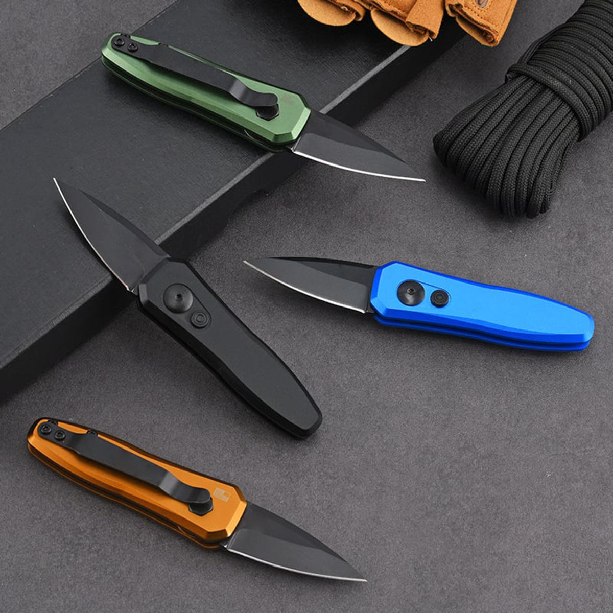 🔥Limited Time Discount 💥Compact EDC Tactical Folder – 1.9" Blade – Ultralight Aluminum Handle