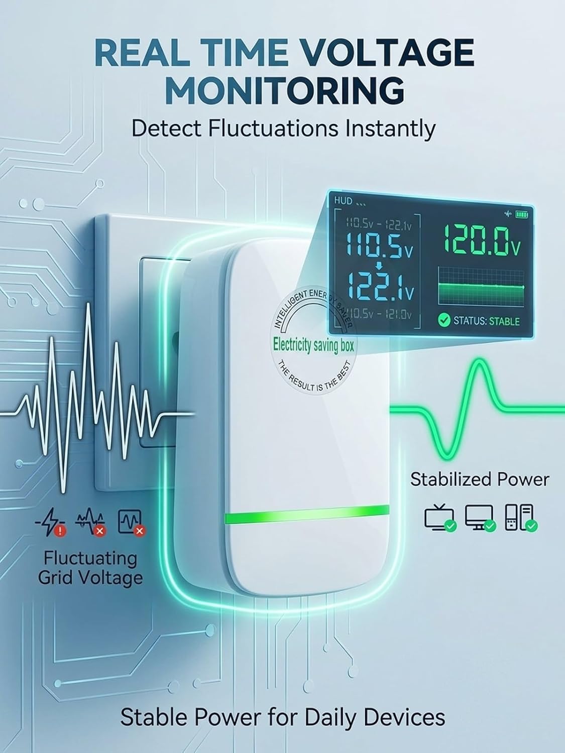 🔥Hot Sale 49% OFF🌟 Plug-in power-saving power box with American-style plugs