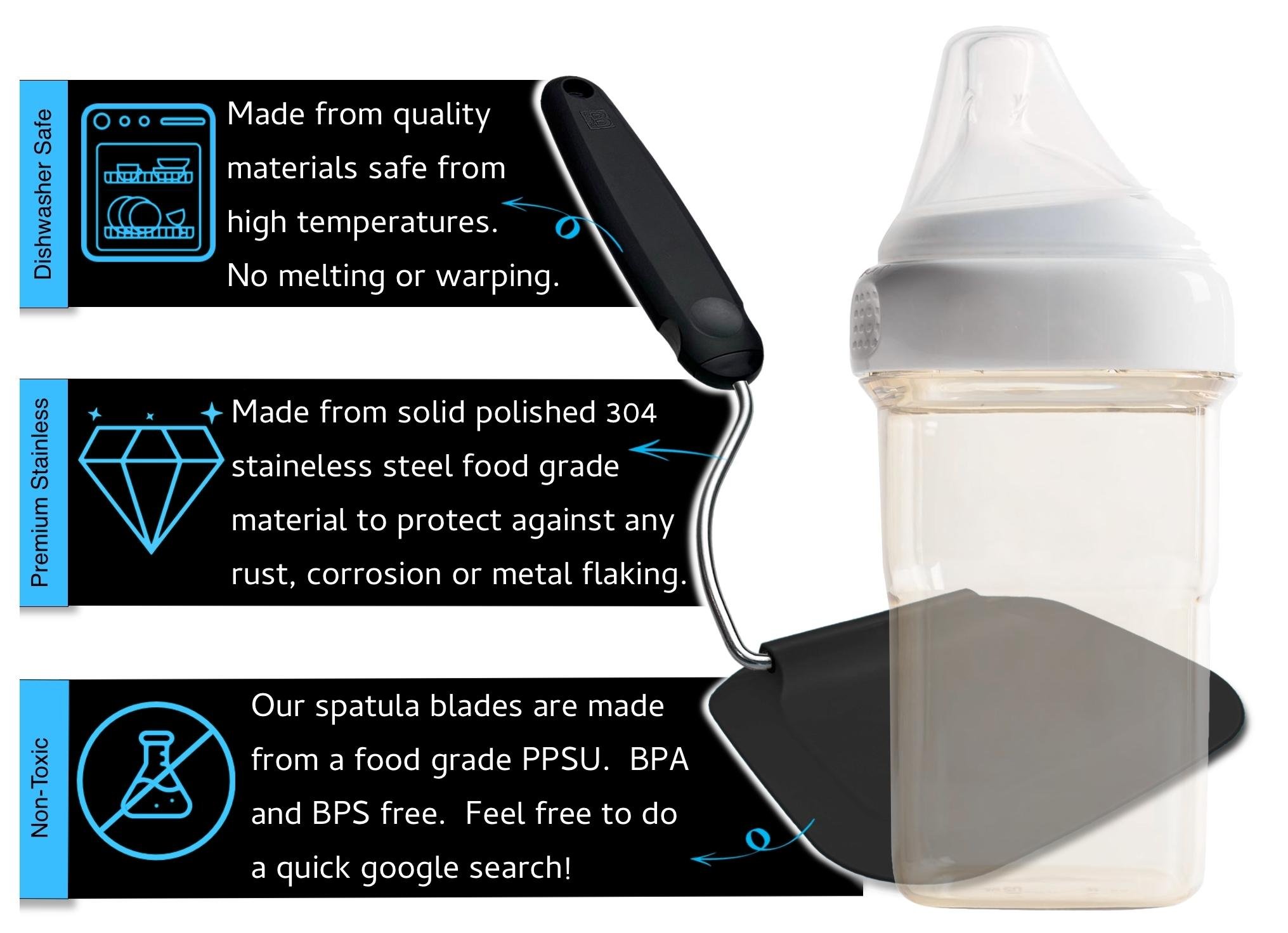 Adaptchula&trade; - Spatula with adjustable angles, a must have kitchen gadget!  Kitchen accessories should serve a purpose!  Perfect for Air Fryers, griddles and everything in-between! Includes 2 Spatula heads made from PPSU - BPA/BPS and PFAS free.  Non-Toxic