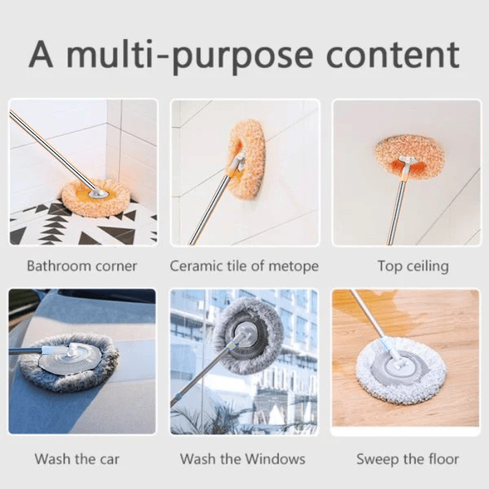 (🎁Hot Sale SAVE 49% OFF🎁)360° Rotatable Adjustable Cleaning Mop-Buy 2 SETS FREE SHIPPING