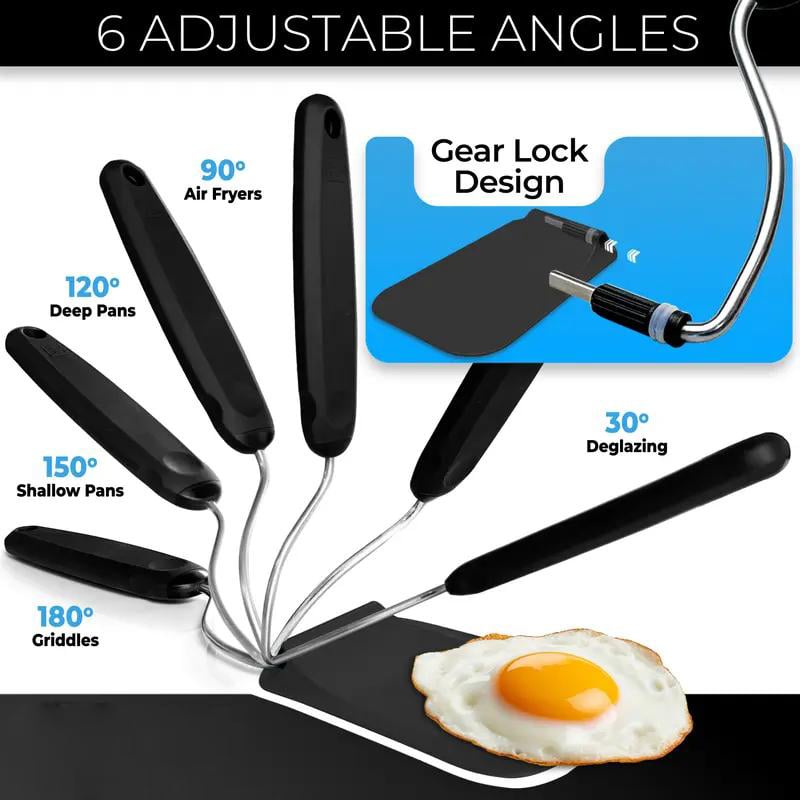 Adjustable Angle PPSU Spatula -A must have kitchen gadget!🍳