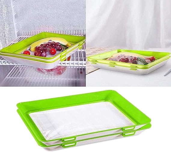 Environmentally friendly design - Reusable Food Preserving Tray🥰