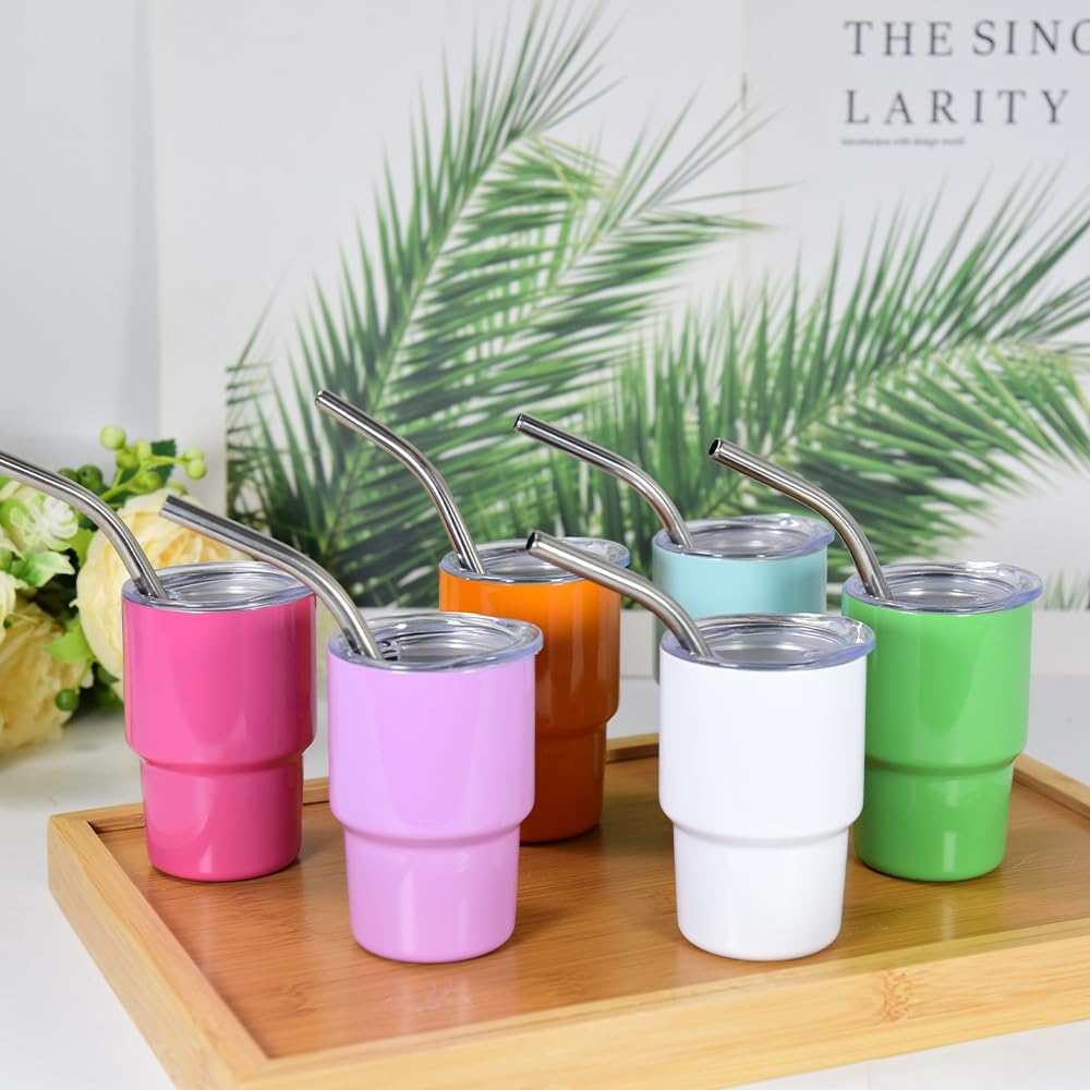 Tumblers Blank Stainless Steel Cute Shot Glasses Set