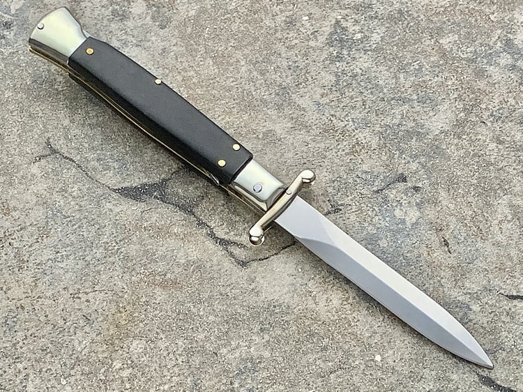 Pure Handmade Old School Italian Stiletto Pocket Knife - Buy 2 Free Shipping