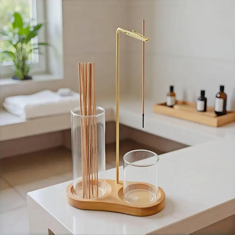 2 in 1 Incense & Candle Holder
