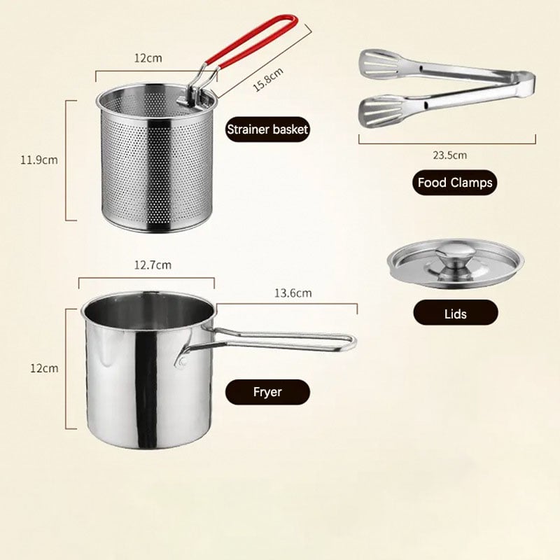 304 Stainless Steel Multifuntional Fryer