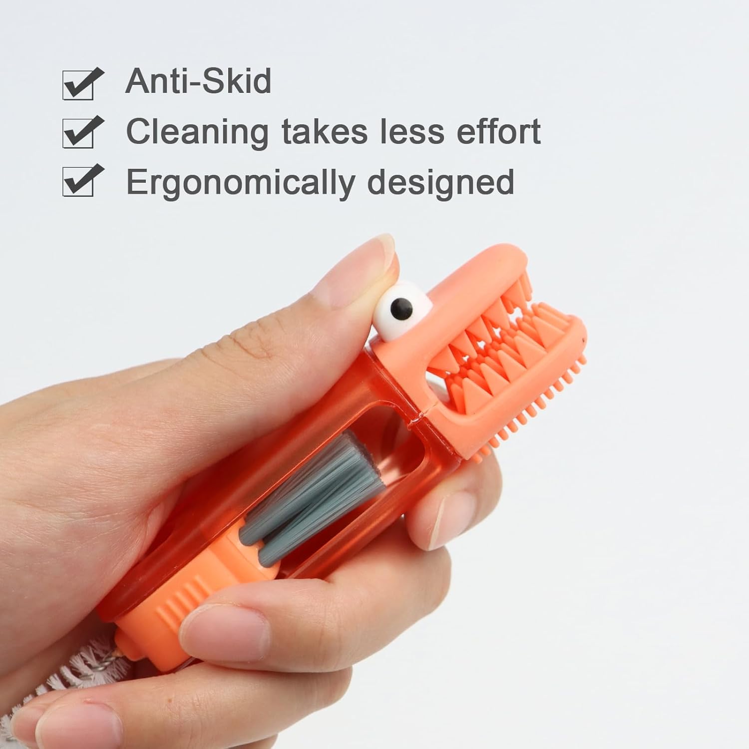 New Multifunctional cleaning brush, 4 in 1 cleaning brush for cup lid
