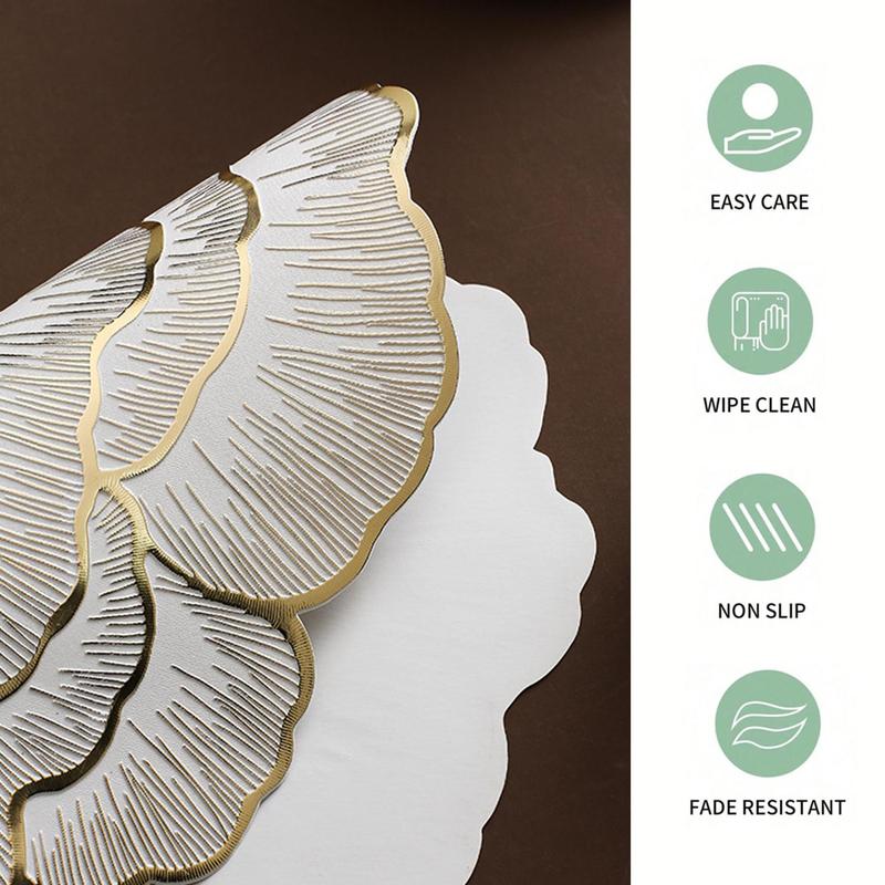 Floral Pattern Placemat, 6 Counts/set