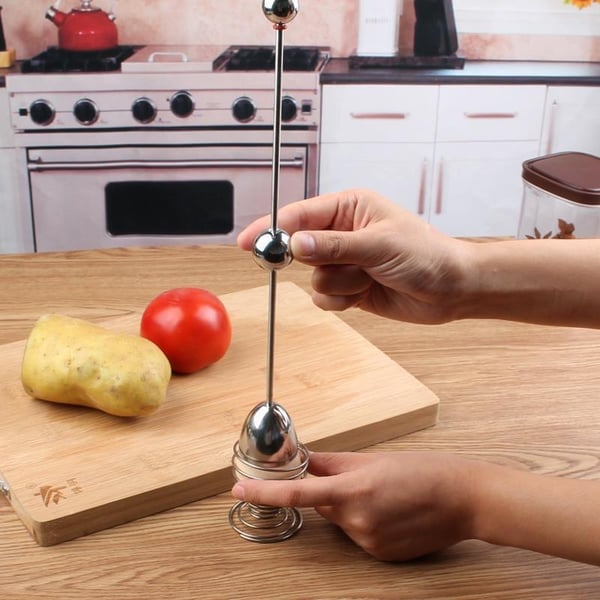 🔥Last Day Promotion - 49% OFF🎁Stainless Steel Egg Cracker Tool🍳🥚