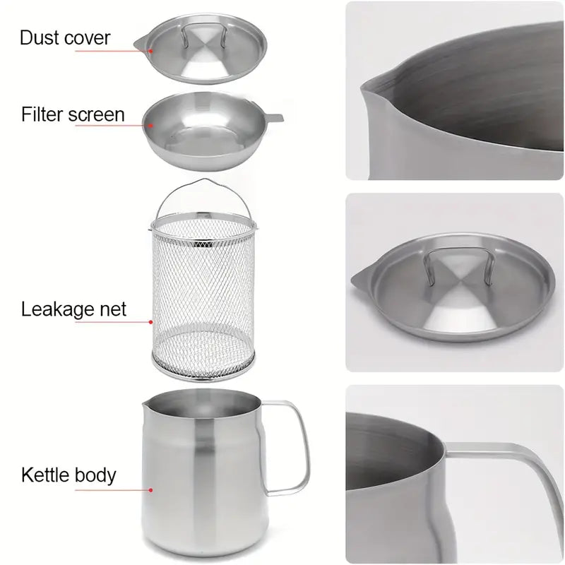 Luva Oil Filtration Frying Pot