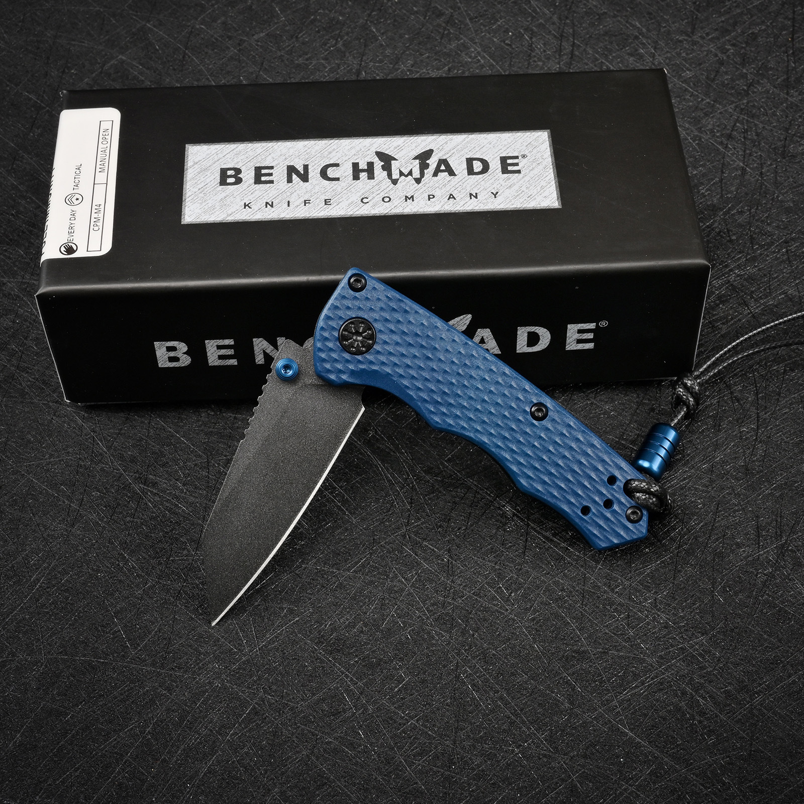 BM 290BK Full Immunity Crater Blau Taschenmesser