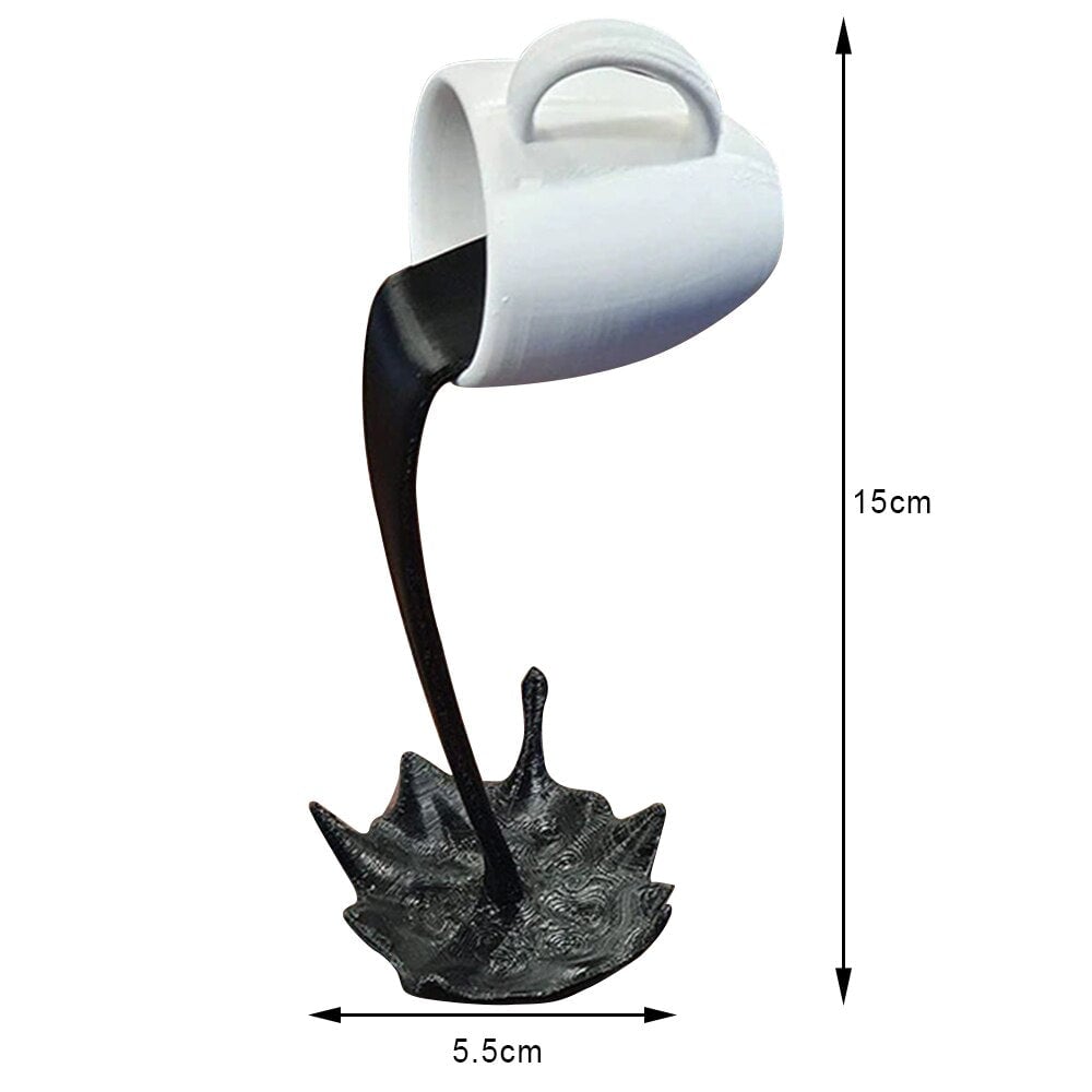 Floating Spilling Coffee Cup
