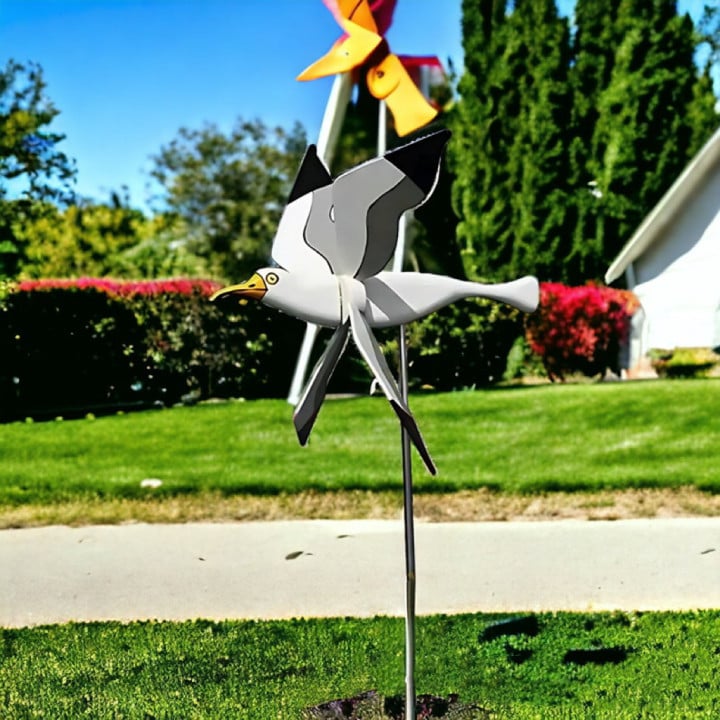 SEAGULL WINDMILL GARDEN DECORATION🐦