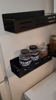 🧲Punch-free Magnetic Storage Rack Organize —— Space-saving Kitchen Organizer🌟