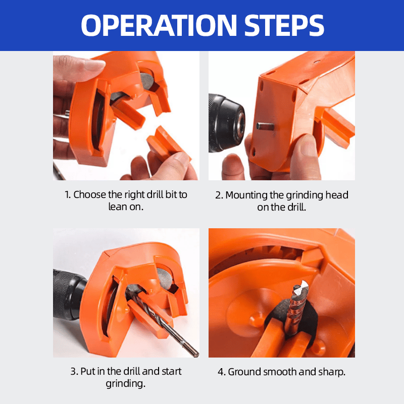 Multipurpose drill sharpener