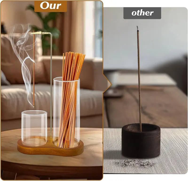2 in 1 Incense & Candle Holder