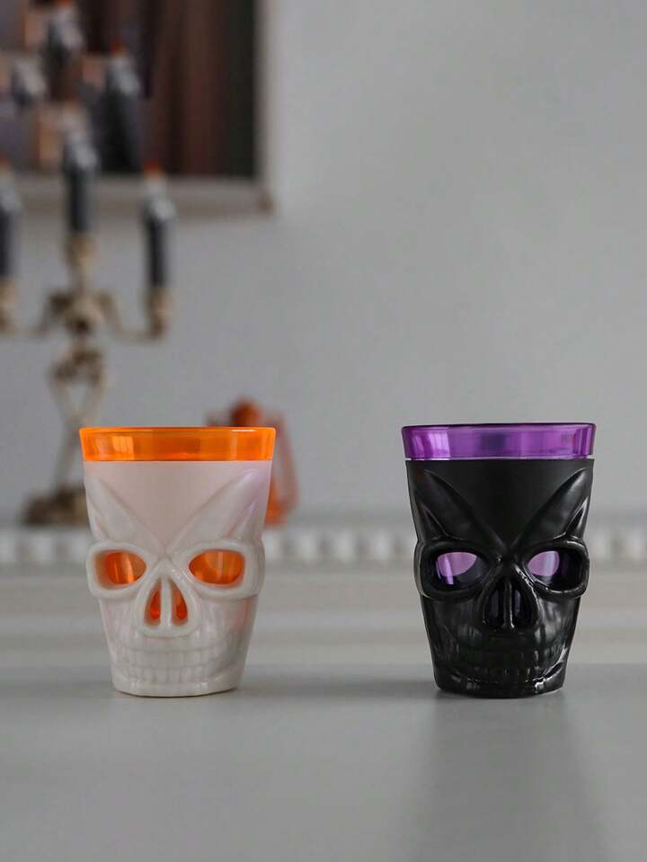 LED Skull Wine Glass